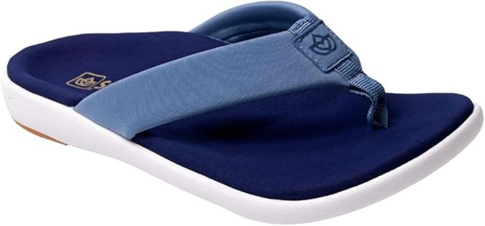 Spenco Victoria Women's Orthotic Flip Flop Blue Stone Size 12B Medium NEW
